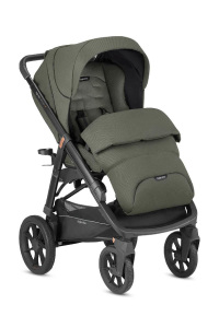 Inglesina Aptica XT Tek El Tek Hamle ile Katlanıp Açılan Çift Yön Bebek Arabası - Sequoia Green 