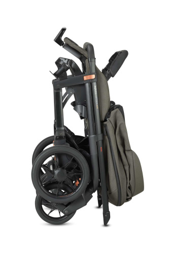 Inglesina Aptica XT Tek El Tek Hamle ile Katlanıp Açılan Çift Yön Bebek Arabası - Sequoia Green - 6