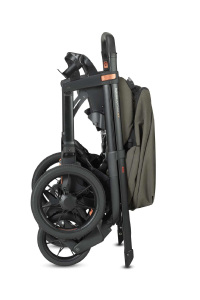 Inglesina Aptica XT Tek El Tek Hamle ile Katlanıp Açılan Çift Yön Bebek Arabası - Sequoia Green - 7