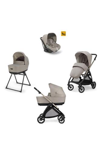 Inglesina Electa+ Bebek Arabası Darwin Infant 4'lü Sistem - Battery Beige - 1