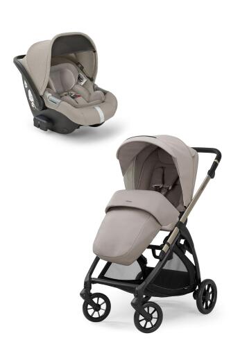 Inglesina Electa+ Tek El Tek Hamle ile Katlanıp Açılan Çift Yön Bebek Arabası Ana Kucağı Hediyeli - Battery Beige - 4