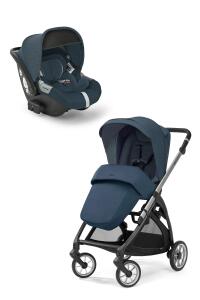 Inglesina Electa+ Tek El Tek Hamle ile Katlanıp Açılan Çift Yön Bebek Arabası Ana Kucağı Hediyeli - Hudson Blue 