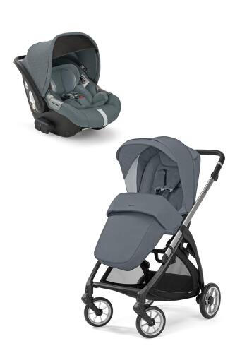 Inglesina Electa+ Tek El Tek Hamle ile Katlanıp Açılan Çift Yön Bebek Arabası Ana Kucağı Hediyeli - Union Grey - 1