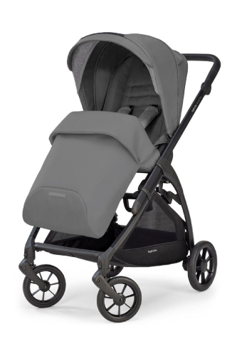 Inglesina Electa Tek El Tek Hamle ile Katlanıp Açılan Çift Yön Bebek Arabası - Chelsea Grey - 3