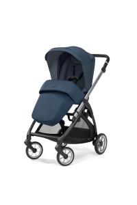 Inglesina Electa+ Tek El Tek Hamle ile Katlanıp Açılan Çift Yön Bebek Arabası - Hudson Blue - 3