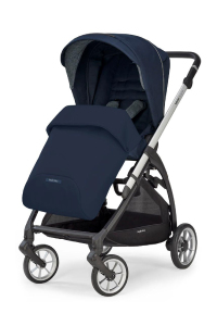 Inglesina Electa Tek El Tek Hamle ile Katlanıp Açılan Çift Yön Bebek Arabası - Soho Blue 