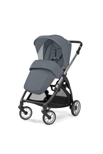 Inglesina Electa+ Tek El Tek Hamle ile Katlanıp Açılan Çift Yön Bebek Arabası - Union Grey - 3