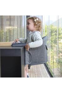 Inglesina Fast Masaya Takılan Taşınabilir Mama Sandalyesi - Charcoal Gray - 5