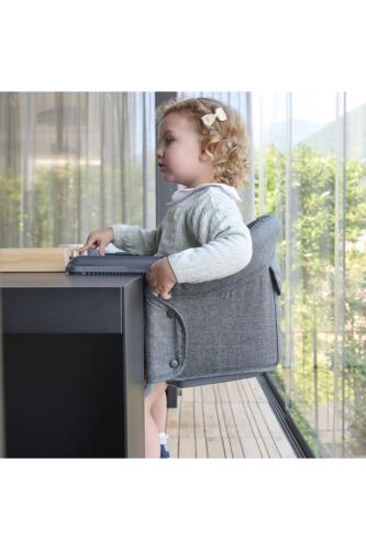 Inglesina Fast Masaya Takılan Taşınabilir Mama Sandalyesi - Charcoal Gray - 5