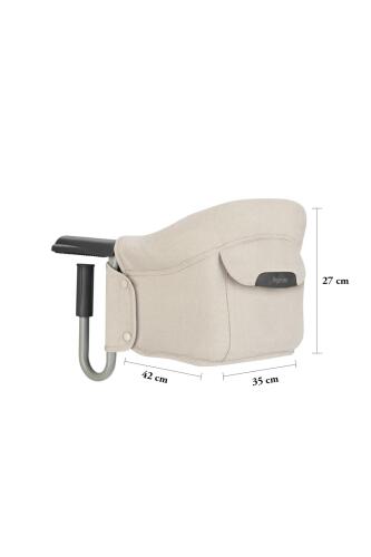 Inglesina Fast Masaya Takılan Taşınabilir Mama Sandalyesi - Desert Beige - 2