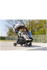 Inglesina Now Kendiliğinden Katlanan Tek Hamlede Açılan Kabin Boy Bebek Arabası - Shot Beige - 3