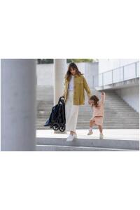 Inglesina Now Kendiliğinden Katlanan Tek Hamlede Açılan Kabin Boy Bebek Arabası - Splash Blue - 4