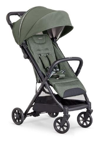 Inglesina Quid2+ Tek El Tek Hamle ile Katlanıp Açılan Kabin Boy Bebek Arabası - Crocodile Green - 2