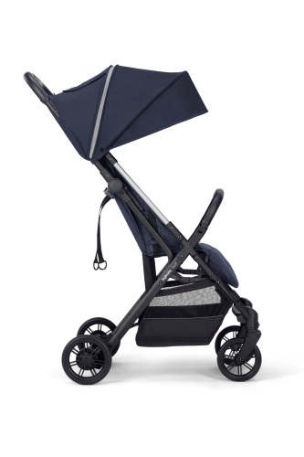 Inglesina Quid2 Tek El Tek Hamle ile Katlanıp Açılan Kabin Boy Bebek Arabası - Midnight Blue - 2