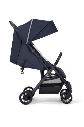 Inglesina Quid2 Tek El Tek Hamle ile Katlanıp Açılan Kabin Boy Bebek Arabası - Midnight Blue - 3