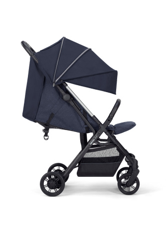 Inglesina Quid2 Tek El Tek Hamle ile Katlanıp Açılan Kabin Boy Bebek Arabası - Midnight Blue - 4