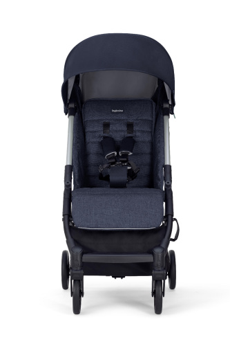 Inglesina Quid2 Tek El Tek Hamle ile Katlanıp Açılan Kabin Boy Bebek Arabası - Midnight Blue - 5