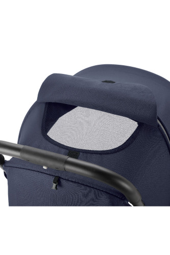 Inglesina Quid2 Tek El Tek Hamle ile Katlanıp Açılan Kabin Boy Bebek Arabası - Midnight Blue - 7