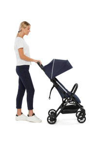 Inglesina Quid2 Tek El Tek Hamle ile Katlanıp Açılan Kabin Boy Bebek Arabası - Midnight Blue - 8