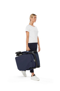 Inglesina Quid2 Tek El Tek Hamle ile Katlanıp Açılan Kabin Boy Bebek Arabası - Midnight Blue - 12