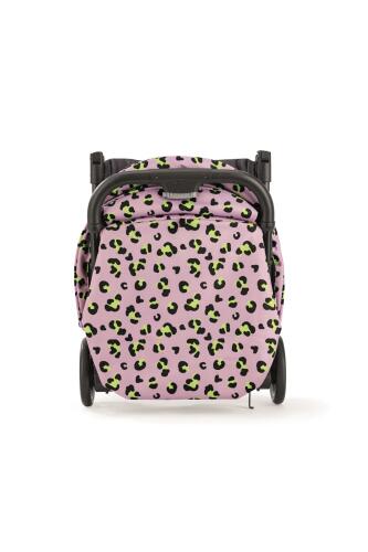 Inglesina Quid2 Tek El Tek Hamle ile Katlanıp Açılan Kabin Boy Bebek Arabası Özel Koleksiyon - Animalier Pink - 3