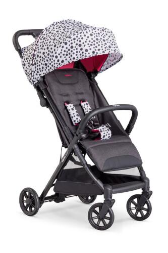 Inglesina Quid2+ Tek El Tek Hamle ile Katlanıp Açılan Kabin Boy Bebek Arabası Özel Koleksiyon - Polka White - 1