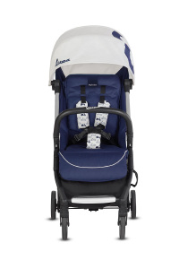 Inglesina Quid2 Tek El Tek Hamle ile Katlanıp Açılan Kabin Boy Bebek Arabası Özel Koleksiyon - Vespa Blue - 4