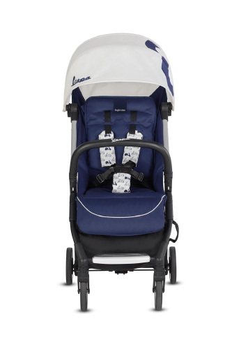 Inglesina Quid2 Tek El Tek Hamle ile Katlanıp Açılan Kabin Boy Bebek Arabası Özel Koleksiyon - Vespa Blue - 4