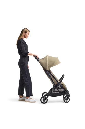 Inglesina Quid3 Tek El Tek Hamle ile Katlanıp Açılan Kabin Boy Bebek Arabası Lunar Beige - 13