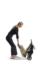 Inglesina Quid3 Tek El Tek Hamle ile Katlanıp Açılan Kabin Boy Bebek Arabası Lunar Beige - 15