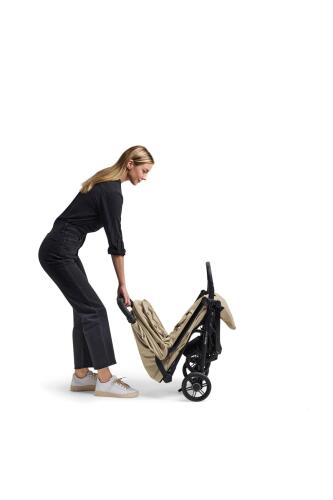 Inglesina Quid3 Tek El Tek Hamle ile Katlanıp Açılan Kabin Boy Bebek Arabası Lunar Beige - 15