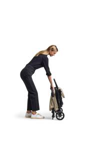 Inglesina Quid3 Tek El Tek Hamle ile Katlanıp Açılan Kabin Boy Bebek Arabası Lunar Beige - 16