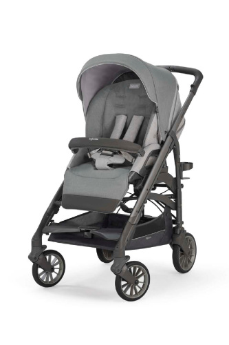 Inglesina Trilogy Tek El Tek Hamle ile Katlanıp Açılan Çift Yön Bebek Arabası - Cayman Silver - 2