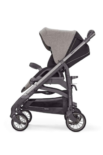 Inglesina Trilogy Tek El Tek Hamle ile Katlanıp Açılan Çift Yön Bebek Arabası - Maui Grey - 3
