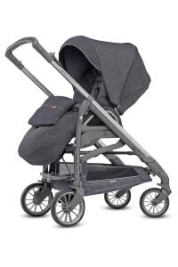 Inglesina Trilogy Tek El Tek Hamle ile Katlanıp Açılan Çift Yön Bebek Arabası Özel Koleksiyon - Village Denim - 4