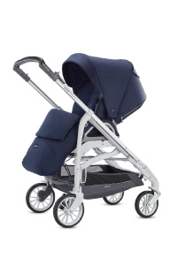 Inglesina Trilogy Tek El Tek Hamle ile Katlanıp Açılan Çift Yön Bebek Arabası - Sailor Blue - 4