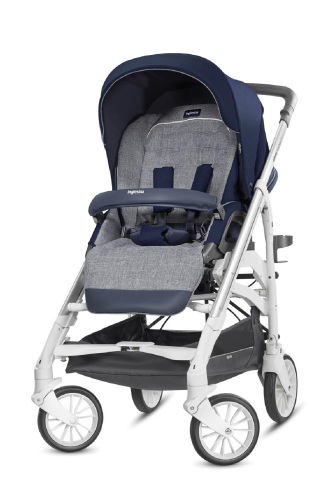 Inglesina Trilogy Tek El Tek Hamle ile Katlanıp Açılan Çift Yön Bebek Arabası - Santorini - 2