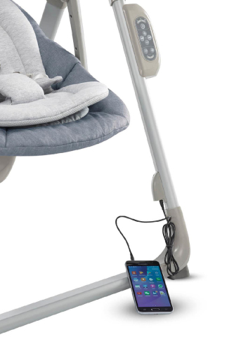 Inglesina Wave Kendiliğinden Sallanan Müzikli Bebek Sandalyesi - Sugar - 6