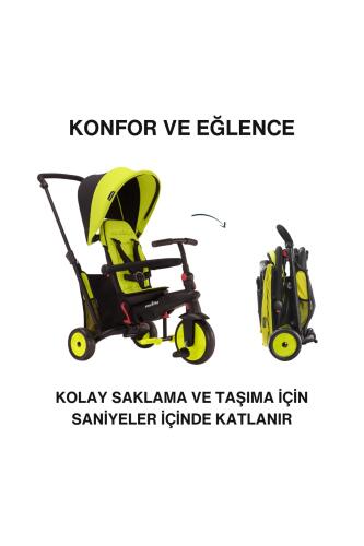 SmarTrike STR3 Plus 5’i 1 Arada Modüler Katlanabilir Bebek Arabası ve Üç Tekerlekli Bebek Bisikleti - Green - 2