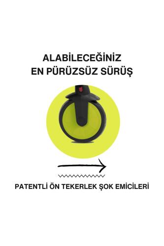 SmarTrike STR3 Plus 5’i 1 Arada Modüler Katlanabilir Bebek Arabası ve Üç Tekerlekli Bebek Bisikleti - Green - 5