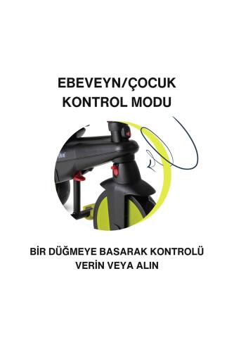 SmarTrike STR3 Plus 5’i 1 Arada Modüler Katlanabilir Bebek Arabası ve Üç Tekerlekli Bebek Bisikleti - Green - 6