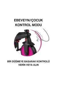 SmarTrike STR3 Plus 5’i 1 Arada Modüler Katlanabilir Bebek Arabası ve Üç Tekerlekli Bebek Bisikleti - Pink - 6