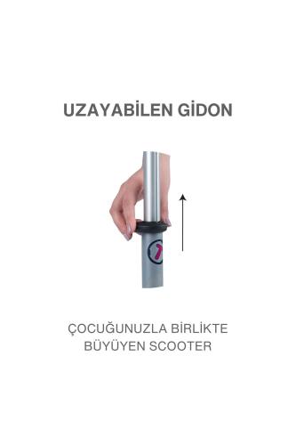 SmarTrike T1 3’ü 1 Arada Oturaklı ve Çantalı Çocuk Scooterı (15 Ay - 5 Yaş) - Pink - 5