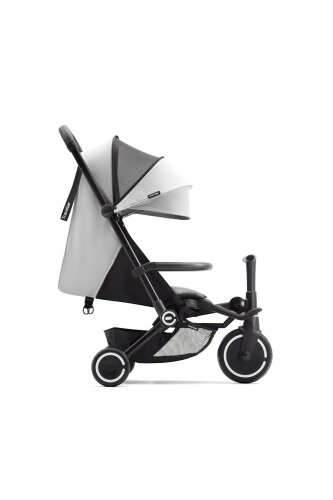 SmarTrike Traveler Hepsi Bir Arada Aktif Kabin Boy Bebek Arabası ve Bisiklet (6 Ay – 4 Yaş) - Everest White - 2