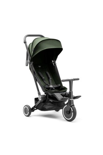SmarTrike Traveler Hepsi Bir Arada Aktif Kabin Boy Bebek Arabası ve Bisiklet (6 Ay – 4 Yaş) - Forest Green - 1