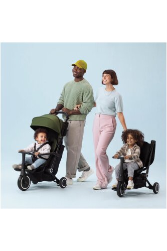 SmarTrike Traveler Hepsi Bir Arada Aktif Kabin Boy Bebek Arabası ve Bisiklet (6 Ay – 4 Yaş) - Midnight Blue - 12