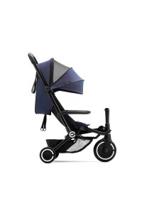 SmarTrike Traveler Hepsi Bir Arada Aktif Kabin Boy Bebek Arabası ve Bisiklet (6 Ay – 4 Yaş) - Midnight Blue - 3