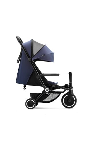 SmarTrike Traveler Hepsi Bir Arada Aktif Kabin Boy Bebek Arabası ve Bisiklet (6 Ay – 4 Yaş) - Midnight Blue - 2