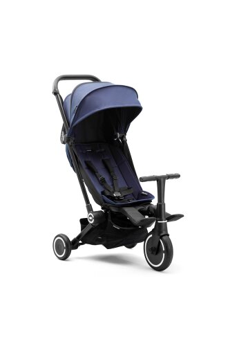 SmarTrike Traveler Hepsi Bir Arada Aktif Kabin Boy Bebek Arabası ve Bisiklet (6 Ay – 4 Yaş) - Midnight Blue - 1