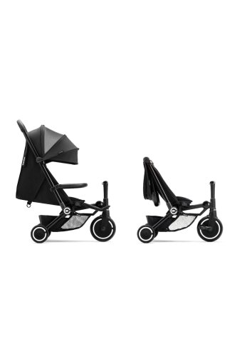 SmarTrike Traveler Hepsi Bir Arada Aktif Kabin Boy Bebek Arabası ve Bisiklet (6 Ay – 4 Yaş) - Onyx Black - 4
